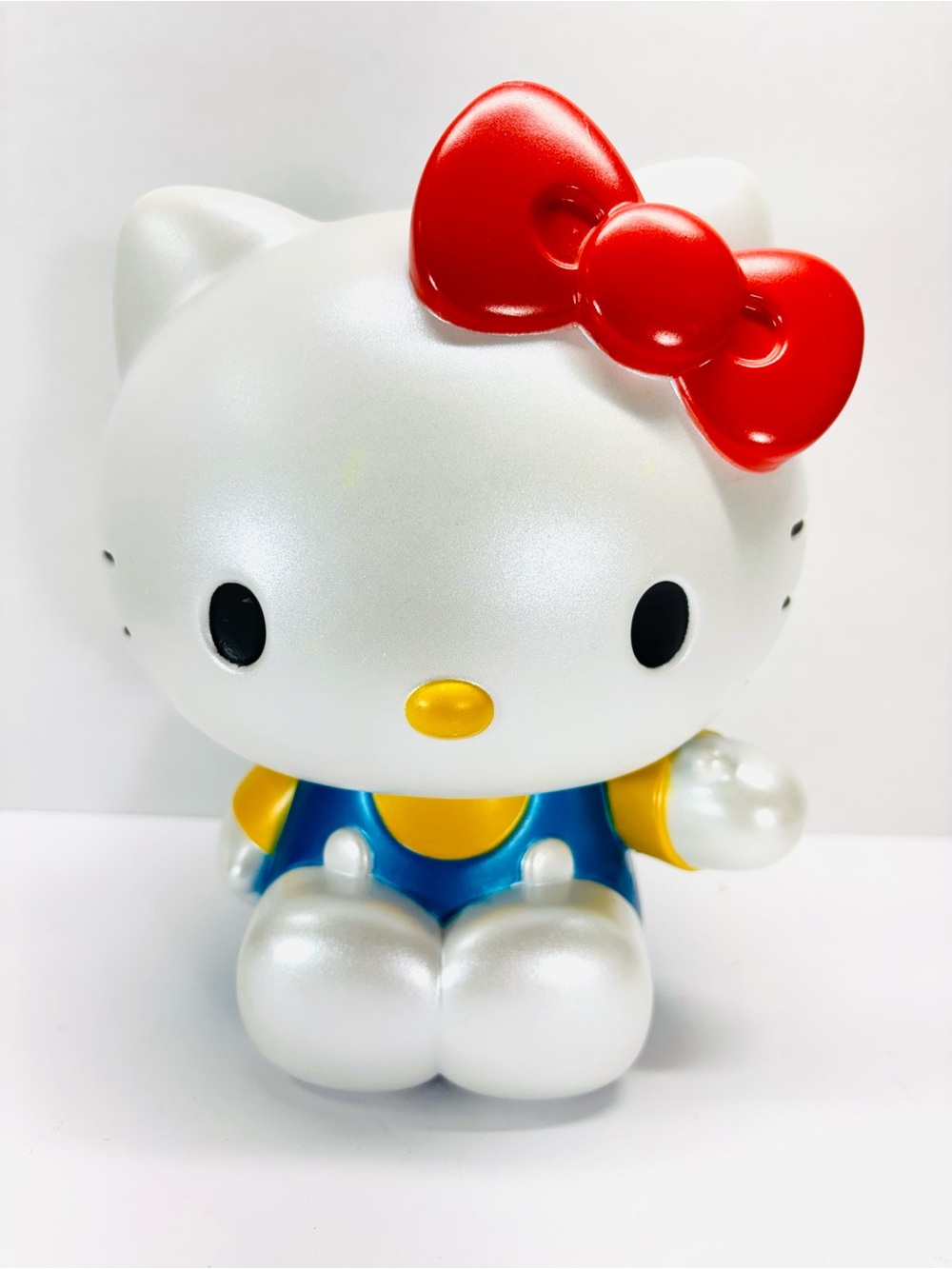 Sanrio Hello Kitty Figural Coin Bank Large Size 8” Shiny Poly Vinyl
